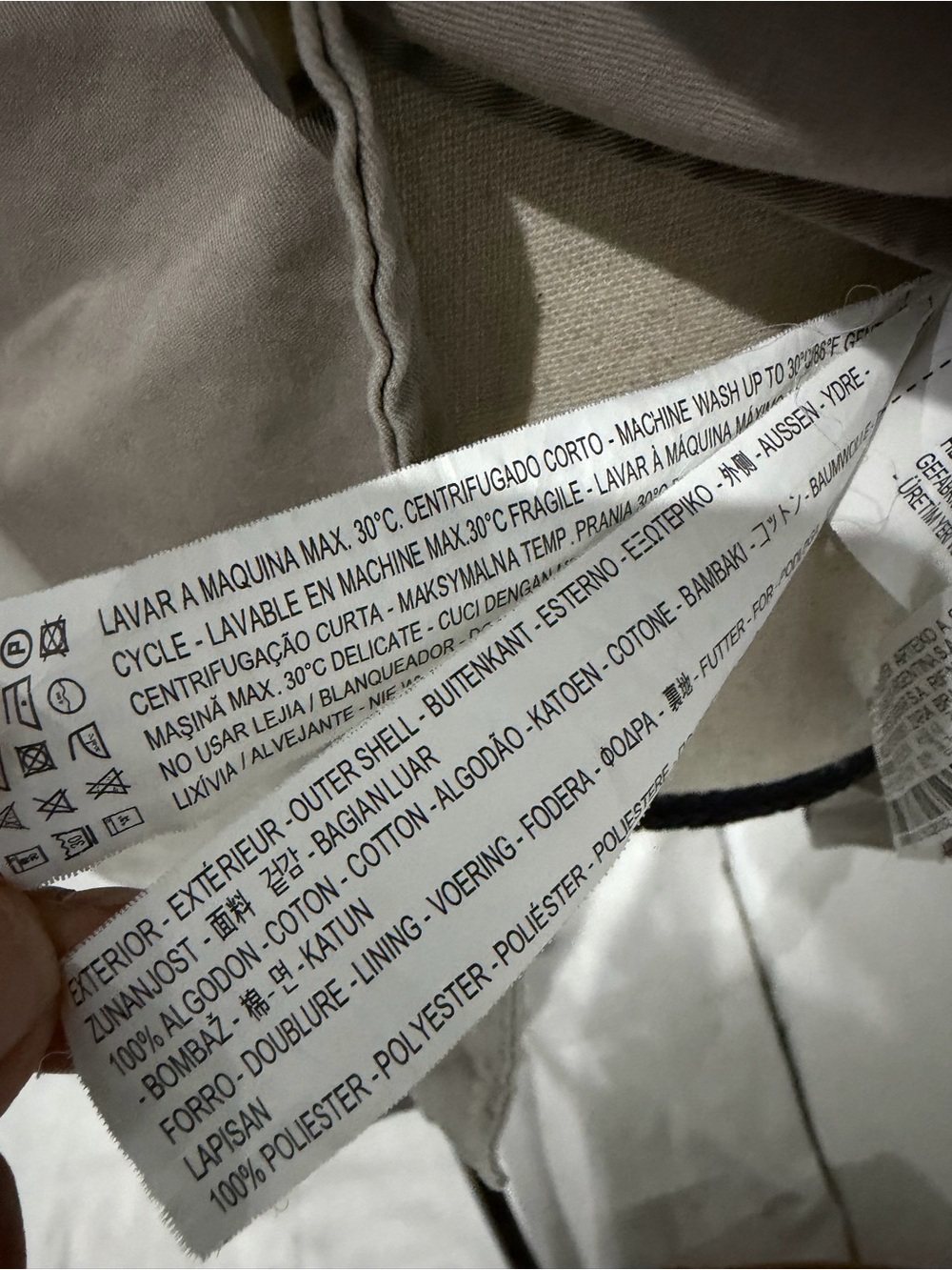 Zara Hooded Double-Breasted Trench Coat - Taupe - Picture 7 of 7